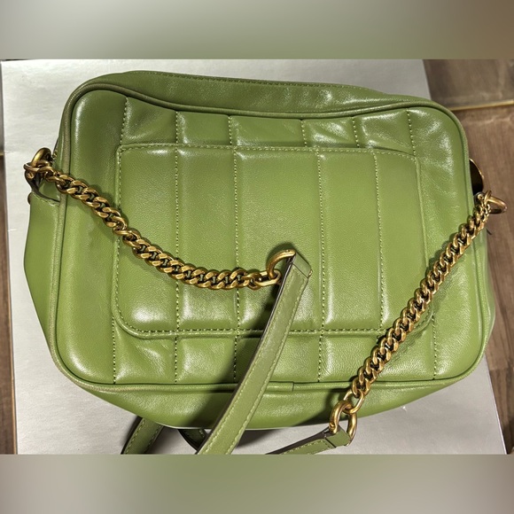 Tory Burch Olive Quilted Crossbody Bag - Picture 2 of 4
